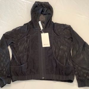Relaxed Fit Mesh Jacket